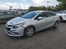 Chevrolet salvage cars for sale: 2017 Chevrolet Cruze LS