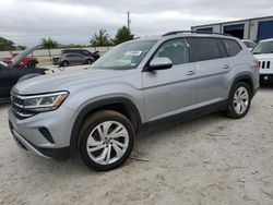 Salvage cars for sale at Haslet, TX auction: 2021 Volkswagen Atlas SE