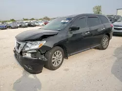 Salvage cars for sale at Kansas City, KS auction: 2015 Nissan Pathfinder S