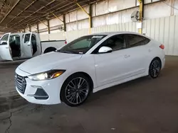 Salvage cars for sale from Copart Phoenix, AZ: 2017 Hyundai Elantra Sport