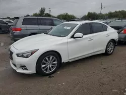 Salvage cars for sale at Indianapolis, IN auction: 2015 Infiniti Q50 Base