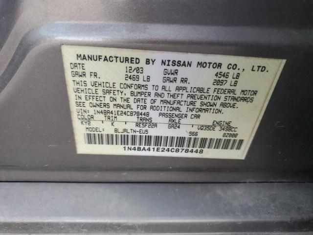 2004 Nissan Maxima SE