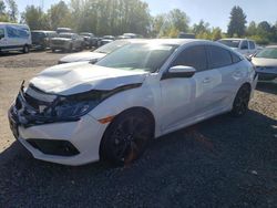 Vehiculos salvage en venta de Copart Portland, OR: 2019 Honda Civic Sport