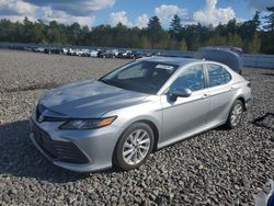 Salvage cars for sale at Windham, ME auction: 2021 Toyota Camry LE