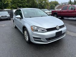 Salvage cars for sale at North Billerica, MA auction: 2016 Volkswagen Golf Sportwagen S