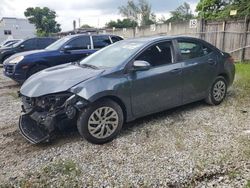 Salvage cars for sale at Opa Locka, FL auction: 2018 Toyota Corolla L