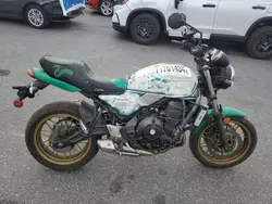 Kawasaki salvage cars for sale: 2022 Kawasaki ER650 M