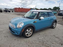 Salvage cars for sale at Homestead, FL auction: 2009 Mini Cooper