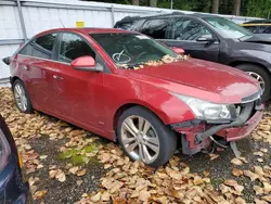 Chevrolet salvage cars for sale: 2011 Chevrolet Cruze LTZ