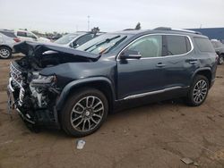 GMC Acadia den salvage cars for sale: 2020 GMC Acadia Denali