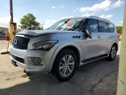 Salvage cars for sale at Gaston, SC auction: 2017 Infiniti QX80 Base