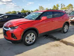 Salvage cars for sale at auction: 2021 Chevrolet Blazer 2LT