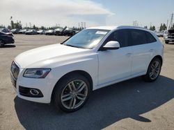 Salvage cars for sale at Rancho Cucamonga, CA auction: 2015 Audi Q5 Premium