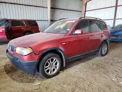 Salvage cars for sale at Houston, TX auction: 2004 BMW X3 2.5I