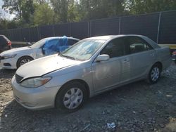 Salvage cars for sale at Waldorf, MD auction: 2004 Toyota Camry LE