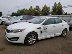 Salvage cars for sale at New Britain, CT auction: 2013 KIA Optima LX