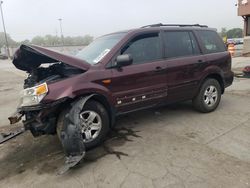 Salvage cars for sale at Fort Wayne, IN auction: 2007 Honda Pilot LX