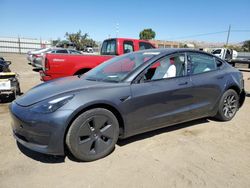 Salvage cars for sale at San Martin, CA auction: 2022 Tesla Model 3