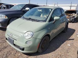 Salvage cars for sale from Copart Phoenix, AZ: 2012 Fiat 500 POP