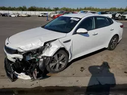 Salvage cars for sale at Fresno, CA auction: 2019 KIA Optima LX