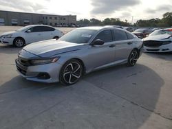 Honda salvage cars for sale: 2022 Honda Accord Sport