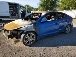 Salvage vehicles for parts for sale at auction: 2018 Hyundai Elantra SEL