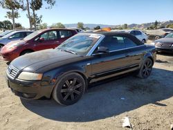 Salvage cars for sale at San Martin, CA auction: 2004 Audi A4 1.8 Cabriolet