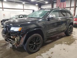 Salvage cars for sale at Byron, GA auction: 2015 Jeep Grand Cherokee Overland