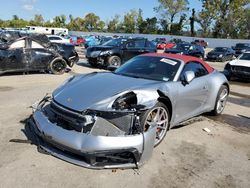 Vehiculos salvage en venta de Copart Bridgeton, MO: 2022 Porsche 911 Carrera S