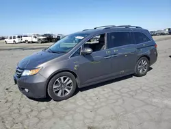 Salvage cars for sale at Martinez, CA auction: 2015 Honda Odyssey Touring