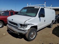 Vehiculos salvage en venta de Copart Brighton, CO: 2002 Ford Econoline E250 Van