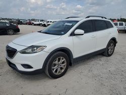 Salvage cars for sale at Houston, TX auction: 2015 Mazda CX-9 Touring