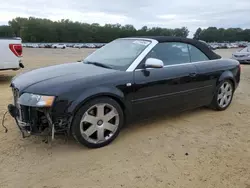 Salvage cars for sale at Conway, AR auction: 2005 Audi S4 Quattro Cabriolet