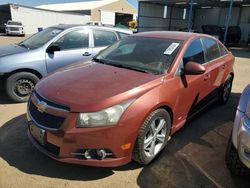 Chevrolet salvage cars for sale: 2012 Chevrolet Cruze LT