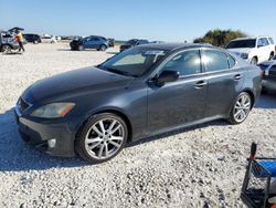 Salvage cars for sale at Temple, TX auction: 2007 Lexus IS 250