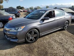 Honda salvage cars for sale: 2017 Honda Accord Sport