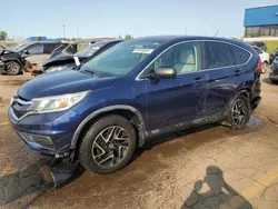 2016 Honda CR-V SE en venta en Woodhaven, MI