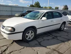 Chevrolet Vehiculos salvage en venta: 2003 Chevrolet Impala