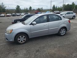 Salvage cars for sale at Gaston, SC auction: 2010 KIA Rio LX