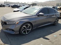 Salvage cars for sale at Colton, CA auction: 2018 Honda Accord Sport