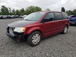 Salvage cars for sale at Portland, OR auction: 2015 Dodge Grand Caravan SE