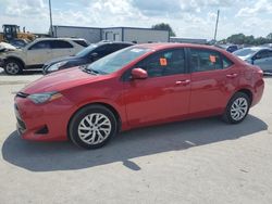 Salvage cars for sale at Orlando, FL auction: 2018 Toyota Corolla L