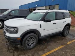 Salvage cars for sale at Woodhaven, MI auction: 2021 Ford Bronco Sport BIG Bend