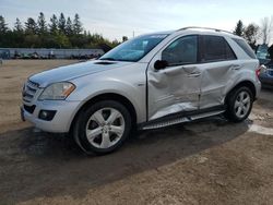 Salvage cars for sale from Copart Bowmanville, ON: 2009 Mercedes-Benz ML