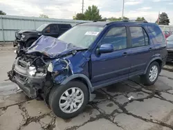 Honda Vehiculos salvage en venta: 2005 Honda CR-V EX