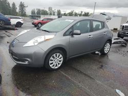 2015 Nissan Leaf S en venta en Portland, OR