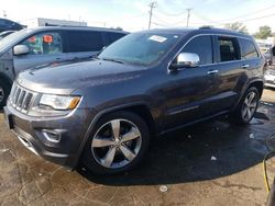 Salvage cars for sale at Chicago Heights, IL auction: 2014 Jeep Grand Cherokee Overland