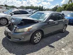 Salvage cars for sale at Riverview, FL auction: 2009 Honda Accord EXL