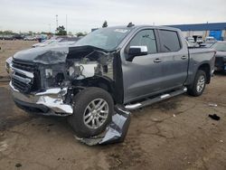 Salvage cars for sale at Woodhaven, MI auction: 2022 Chevrolet Silverado LTD K1500 LT-L