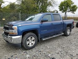 Chevrolet Silverado k1500 lt salvage cars for sale: 2016 Chevrolet Silverado K1500 LT